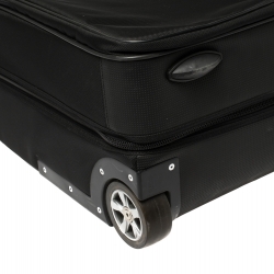 Pre Owned Porsche Design Black Nylon P'2000 Trolley Luggage