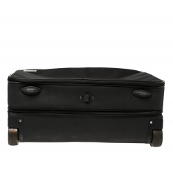 Pre Owned Porsche Design Black Nylon P'2000 Trolley Luggage