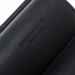 Pre Owned Porsche Design Black Leather Cigar Case