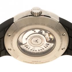 Porsche Design White Stainless Steel Flat Six P'6300 Men's Wristwatch 44 mm