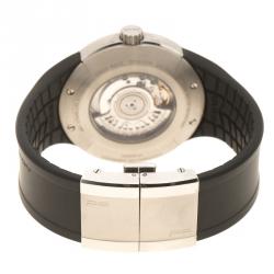 Porsche Design White Stainless Steel Flat Six P'6300 Men's Wristwatch 44 mm