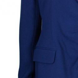 Prabal Gurung Navy Tuxedo Wrap Jacket L