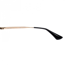 Pre Owned Prada Gold/Black Polarized SPR 68T Cinema Evolution Cat Eye Sunglasses