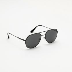 Pre Owned Prada Black Aviator Sunglasses