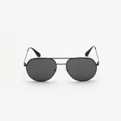 Pre Owned Prada Black Aviator Sunglasses