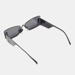 مملوكة مسبقًا Prada Black SPR 59Z Runaway Shield Sunglasses