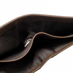 Prada Brown Nylon Bifold Wallet
