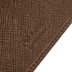 Prada Brown Nylon Bifold Wallet