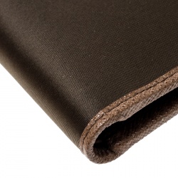 Prada Brown Nylon Bifold Wallet