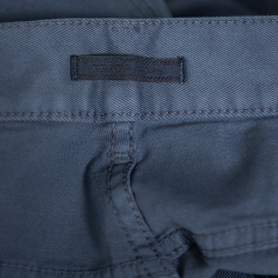 Pre Owned Prada Grey Drill Trousers M