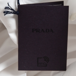 Pre Owned Prada White Cotton Stretch Long Sleeve Shirt S