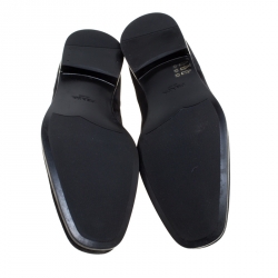 Prada Black Suede Lace Up Derby Size 42.5
