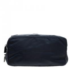 Prada Navy Blue Nylon Pouch