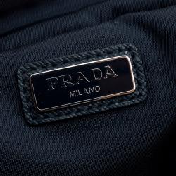 Prada Navy Blue Nylon Pouch
