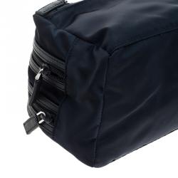 Prada Navy Blue Nylon Pouch