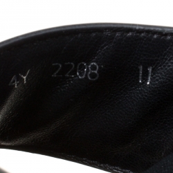 Prada Sport Black Leather Thong Sandals Size 45
