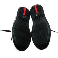 Pre Owned Prada Sport Black Fabric And Leather Sneakers Size 42