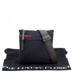 Prada Sport Dark Blue Nylon Crossbody Bag