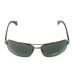 Prada Grey SPR 55Q Square Aviator Sunglasses