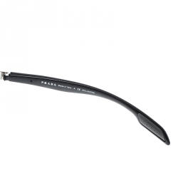 Prada Silver/ Black Gradient Polarized SPS53P Linea Rossa Aviator Sunglasses