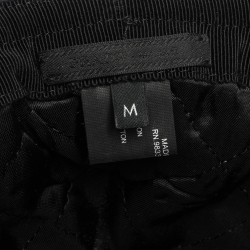 Prada Black Padded Nylon Beanie Hat M