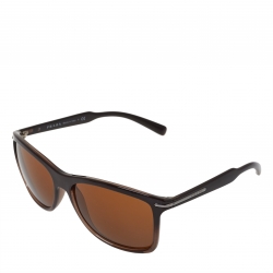 Pre Owned Prada Brown SPR 100 Square Sunglasses