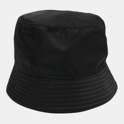 Prada Black Re-Nyon Bucket Hat L