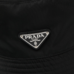 Prada Black Re-Nyon Bucket Hat L