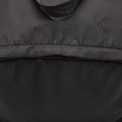 Prada Black Nylon Zip Backpack