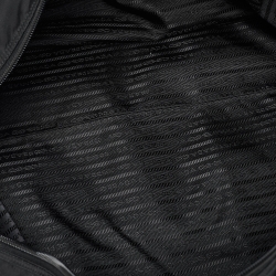 Prada Black Nylon and Leather Duffle Bag