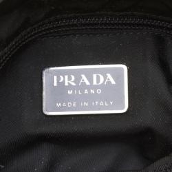 Pre Owned Prada Black Nylon Messenger Bag