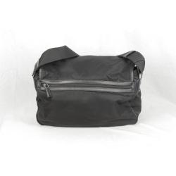 Pre Owned Prada Black Tessuto Nylon Messenger Bag