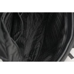 Pre Owned Prada Black Tessuto Nylon Messenger Bag