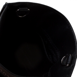 Prada Black  Saffiano Leather Messenger Bag