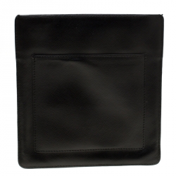 Prada Black  Saffiano Leather Messenger Bag