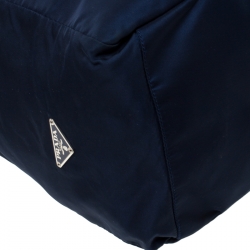 Prada Blue Nylon Messenger Bag