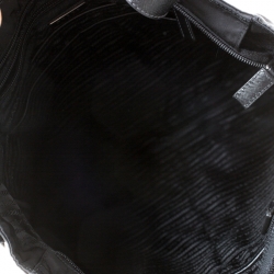 Prada Black Nylon and Leather Multipocket Tote
