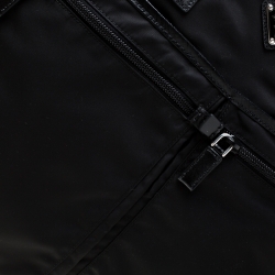 Prada Black Nylon and Leather Multipocket Tote