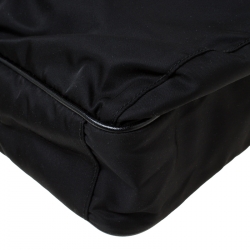 Prada Black Nylon and Leather Multipocket Tote