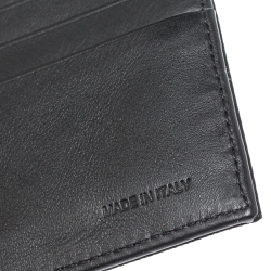 Prada Black Nylon Portafoglio Bifold Wallet