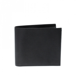 Prada Black Nylon Portafoglio Bifold Wallet