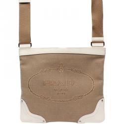 Prada Beige Nylon Shoulder Bag Prada | TLC