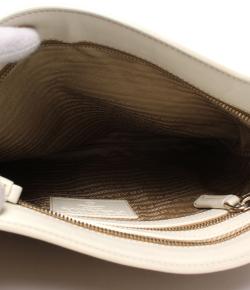 Prada Beige Nylon Shoulder Bag 