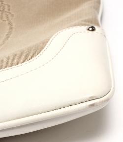 Prada Beige Nylon Shoulder Bag 
