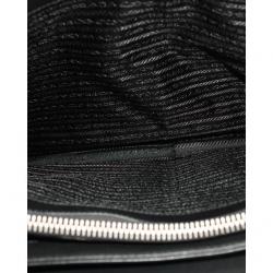 Prada Black Leather Laptop Bag 