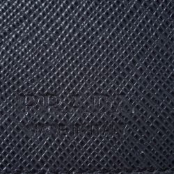 Pre Owned Prada Navy Blue Saffiano Leather Bifold Wallet