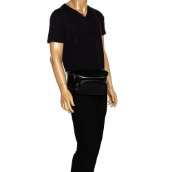 Prada Black Leather Belt Bag