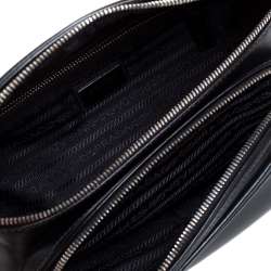 Prada Black Leather Belt Bag