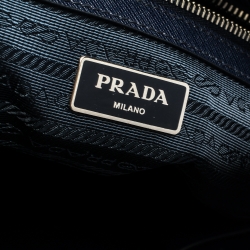 Prada Navy Blue Saffiano Lux Leather Briefcase