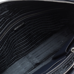 Prada Navy Blue Saffiano Lux Leather Briefcase